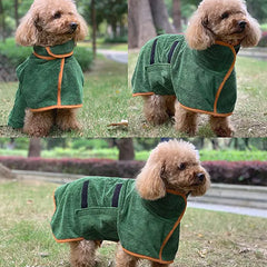 Quick-Dry Dog Bathrobe Towel